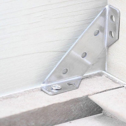 10-Pack Stainless Steel Corner Braces 🔩 – Strong Furniture Reinforcement