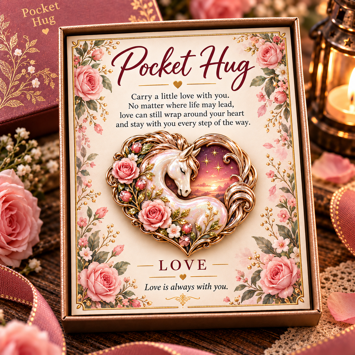 ⏰Limited Stock 50% OFF - 🐴  Pocket Hug Keepsake | A Little Reminder to Carry With You