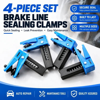 🔧 Brake Fluid Line Plug & Clamp – Handy Automotive Repair Tool