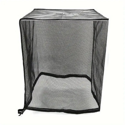 ⏳ Last day to save 49%-❄️-Heavy-Duty Mesh AC Cover – All-Season Outdoor Protection