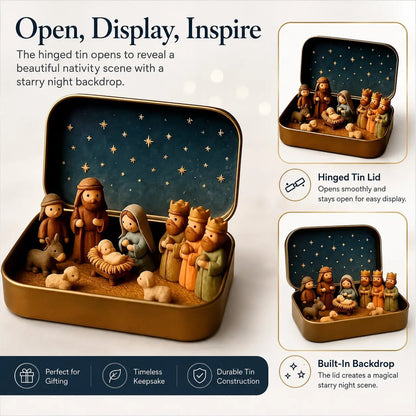 ✝️ Little Bethlehem™ – Pocket Nativity Scene Set✝️