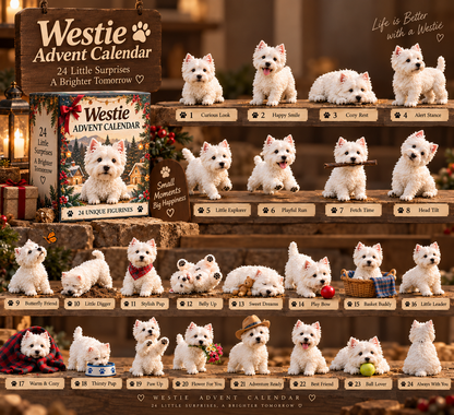 🐾🎄 24 Days of Westies – 24 Adorable Surprises, One Big Christmas Countdown ❤️