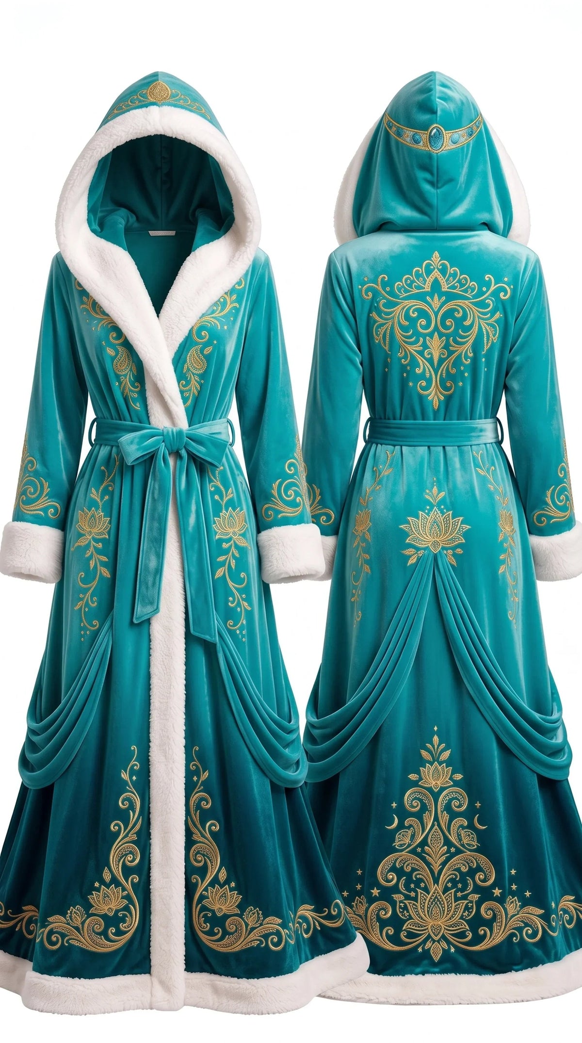 👑 CozyEverAfter™ Heated Princess Robe – Cozy warmth for cold days