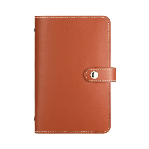 💰 A6 Mirror-Finish Savings Binder – Snap-Button Cash Budget Organizer