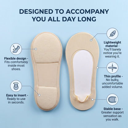 🧦6/10/20pairs Cushioned No-Show Socks with Padded Support for Everyday Walking Comfort