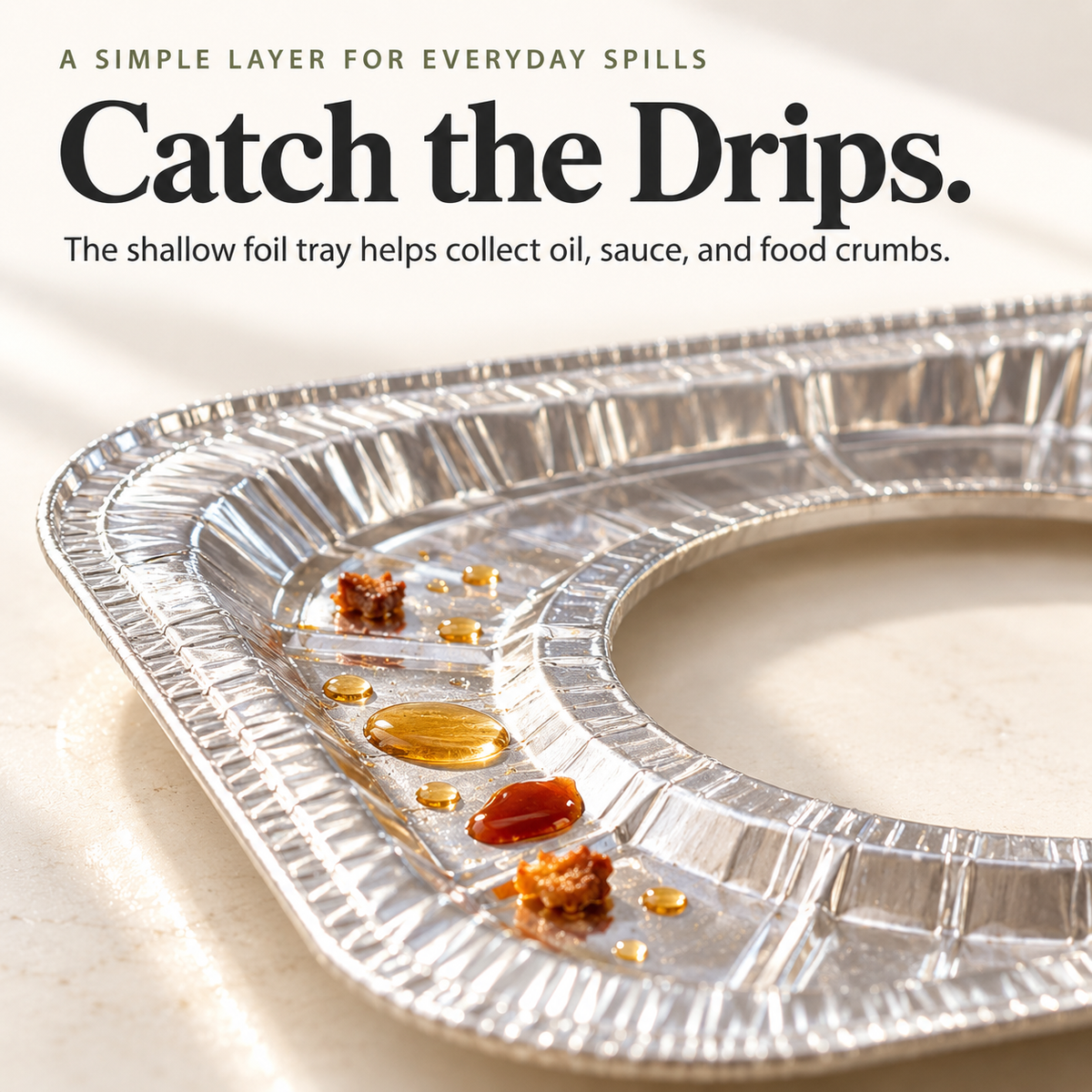 ✨ Trim-to-Fit Gas Stove Liners – Less Mess, Less Scrubbing