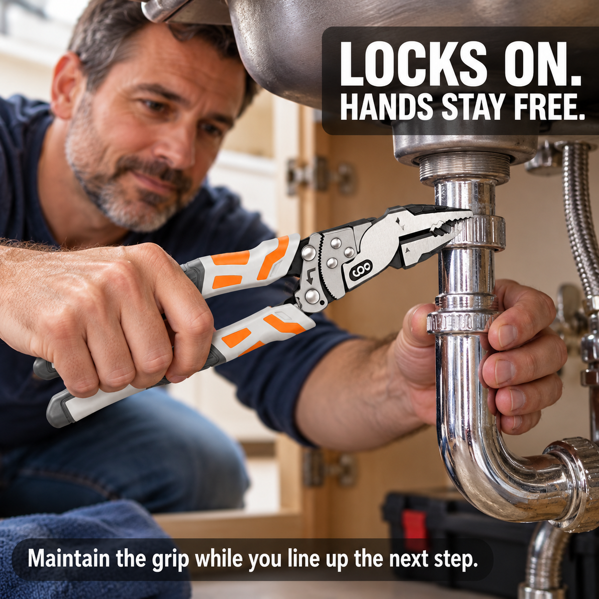 Self-Locking Ratchet Pliers