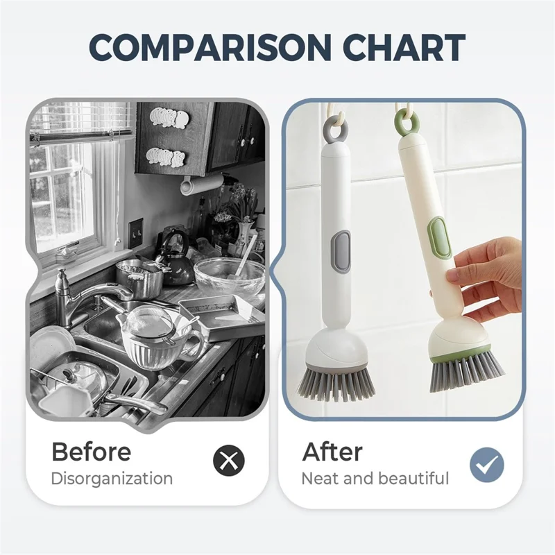 🧽 6-Angle Soap Dispensing Brush