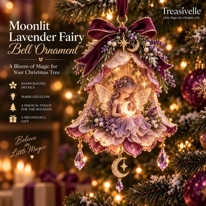 🧚‍♀️🎄 Holiday Collector’s Set | All 7 Light-Up Fairy Bell Ornaments – 50% OFF + FREE SHIPPING