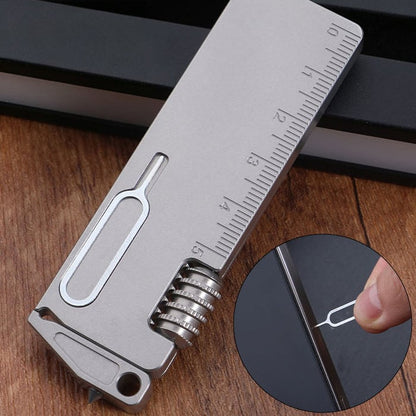 🛠️ Grade-5 Titanium 10-in-1 EDC Multi-Tool