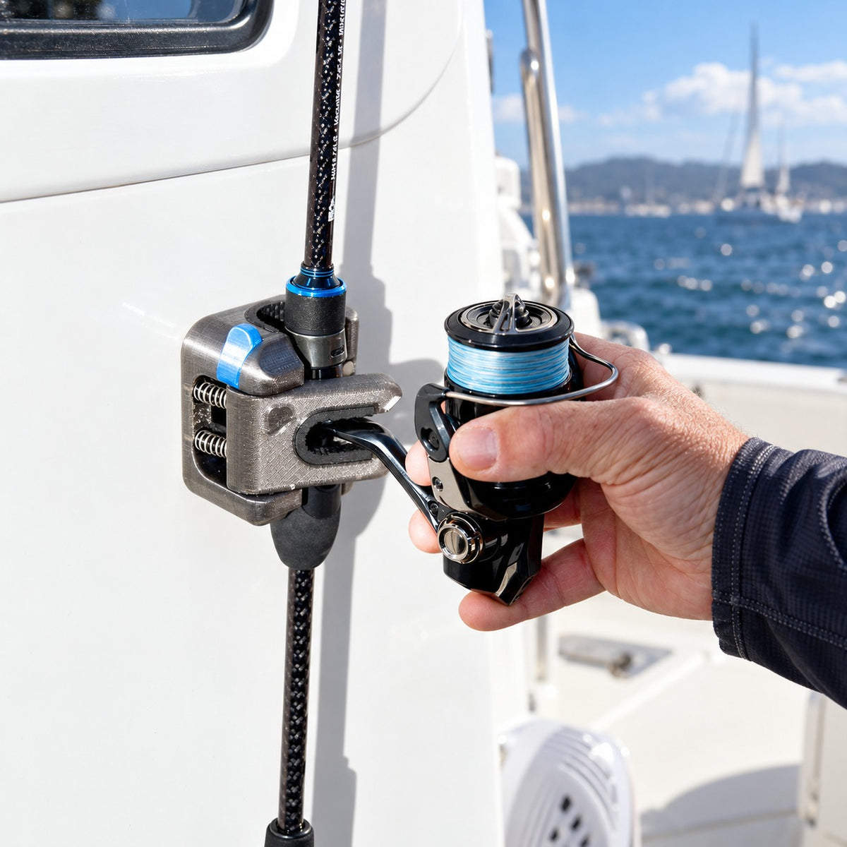 Billy Bud Quick-Release Spinning Rod Mount