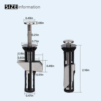 Heavy-Duty Toilet Seat Bolt Kit 🔧 – 2-Piece Replacement Set