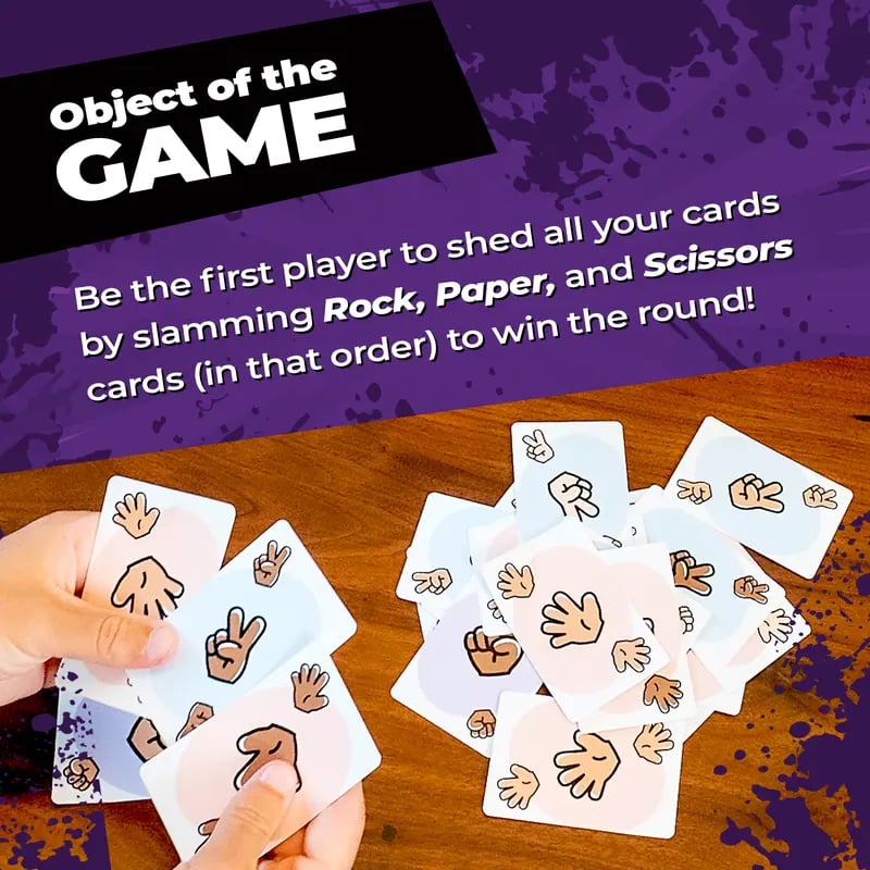 Rock Paper Scissors Card Game