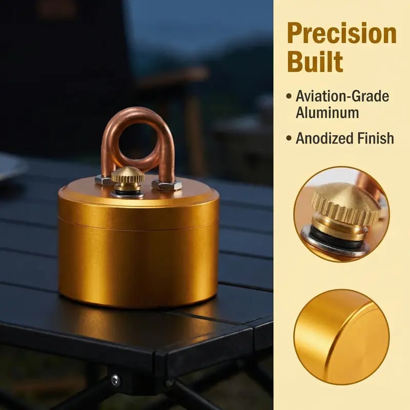 🎉⚡Hot Sales 49% OFF🔥Self-Pressurized Alcohol Stove – Lightweight Aluminum & Copper Burner for Hiking, Camping & Survival, High-Efficiency Cooking with Windproof Stand, Compact & Portable