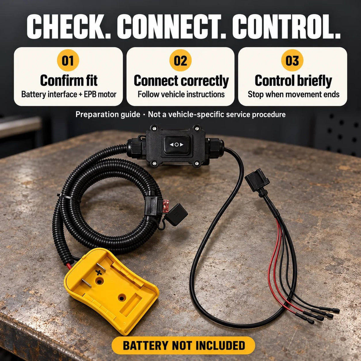 🔥Last Day 50% OFF- 🔧 12–24V EPB Emergency Release Tool | Forward & Reverse Control