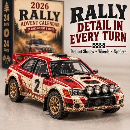 24-Day Rally Car Advent Calendar for Racing Fans – Countdown to Christmas🎄💨