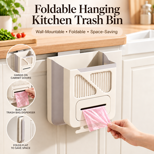 Hanging Kitchen Trash Can for Cabinet Door