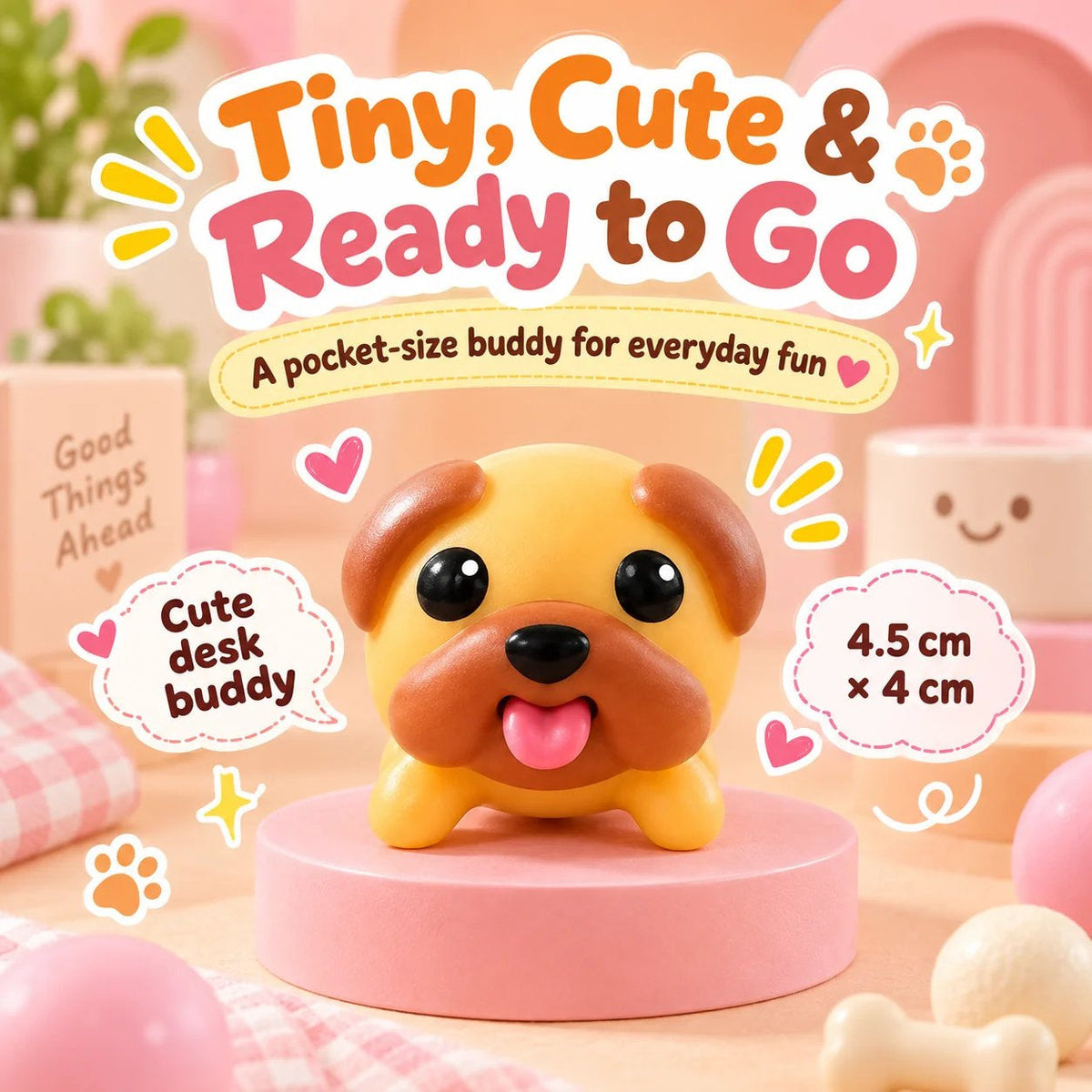 🐶 Tongue-Popping Puppy Squeeze Toy – Cute Pocket-Sized Fidget & Sensory Play Companion 🌈