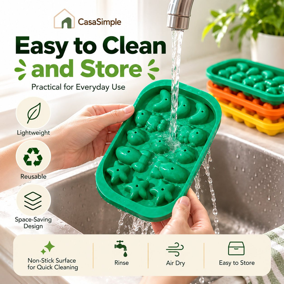 ⏰LAST DAY 50% OFF — 🧊Fun Shape Silicone Ice Cube Mold