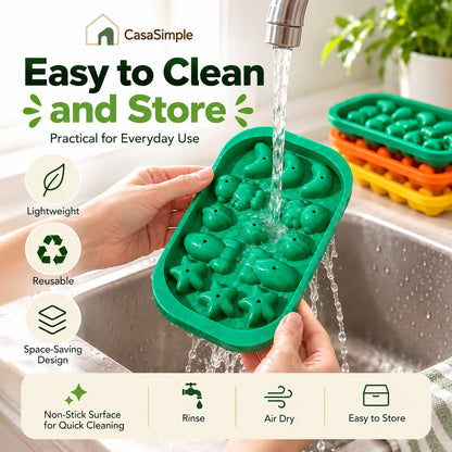 ⏰LAST DAY 50% OFF — 🧊Fun Shape Silicone Ice Cube Mold