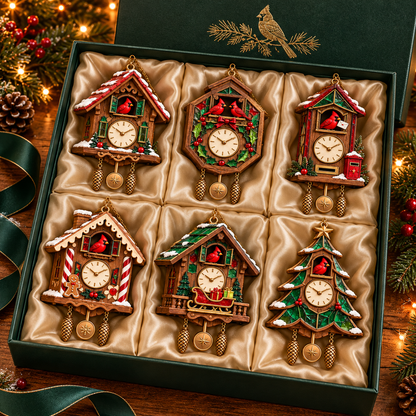 🐦 2026 Red Cardinal Cuckoo Clock Ornaments – 6 Vintage-Inspired Designs for a Nostalgic Christmas Tree