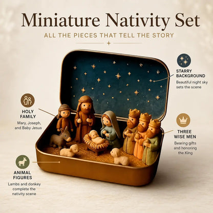✝️ Little Bethlehem™ – Pocket Nativity Scene Set✝️