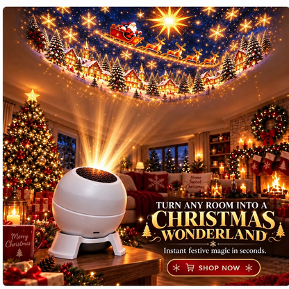Turn Any Room Into a Christmas Wonderland – Holiday Projection Night Light
