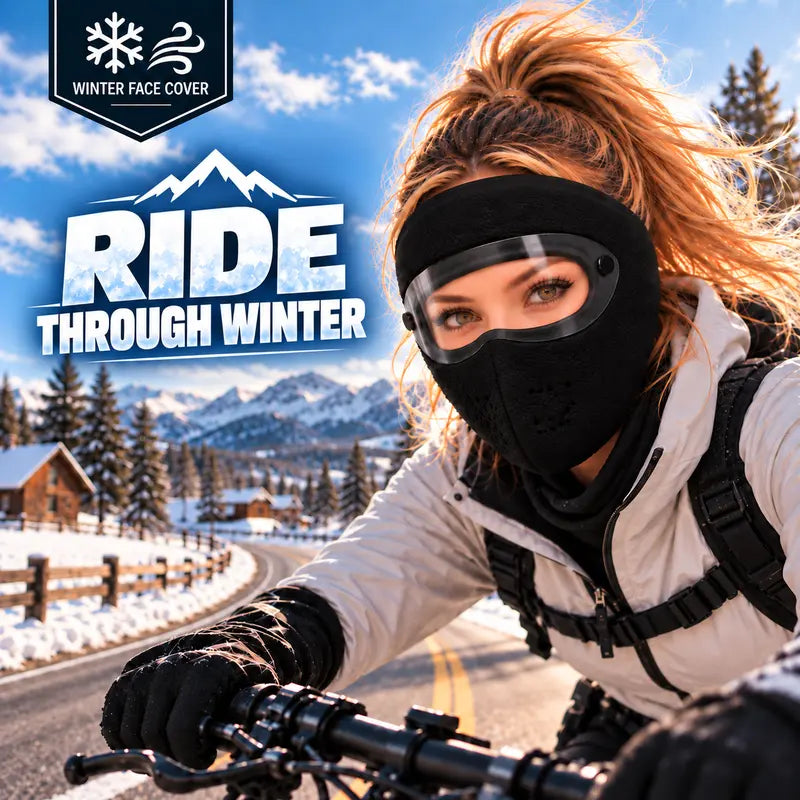❄️ Limited-Time Winter Sale | Fleece-Lined Winter Face Mask with Detachable Goggles – Cozy Warmth & Wind Protection for Cold Days