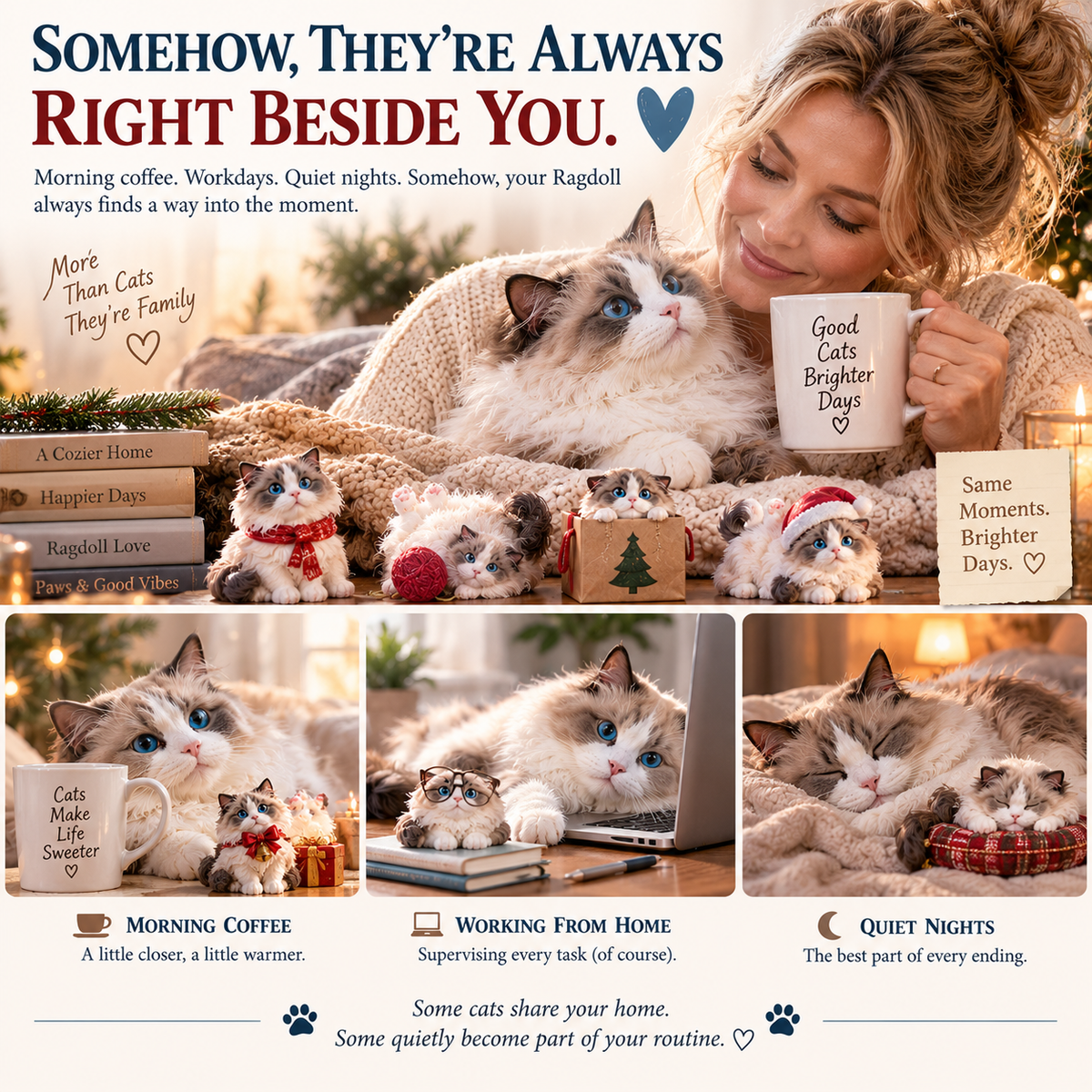 💙 24 Days of Ragdoll Love — Meet 24 Adorable Fluffy Friends, One Day at a Time