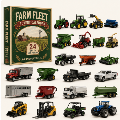 🚜Build the Fleet Collection 24-Day Vehicle Advent Calendar Series | ✨A New Adventure Every Morning