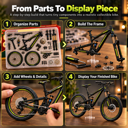 🔥LAST DAY 50%🚵‍♂️🛠️ DIY Mountain Bike Model Building Kit