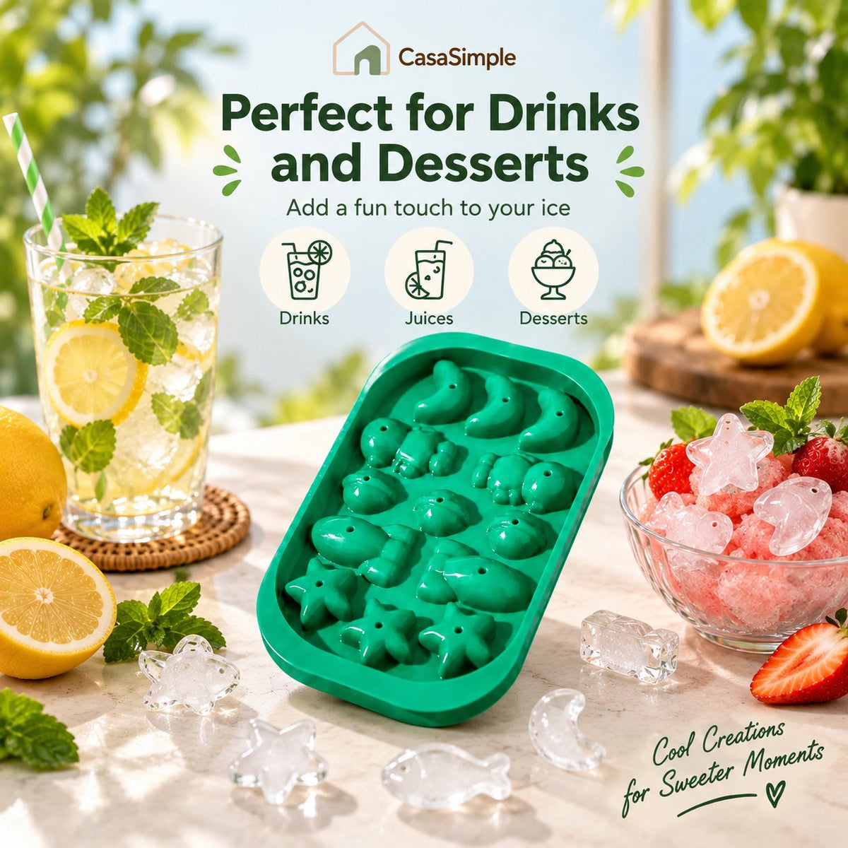⏰LAST DAY 50% OFF — 🧊Fun Shape Silicone Ice Cube Mold