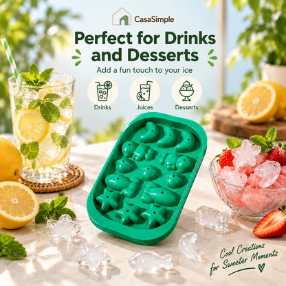 ⏰LAST DAY 50% OFF — 🧊Fun Shape Silicone Ice Cube Mold