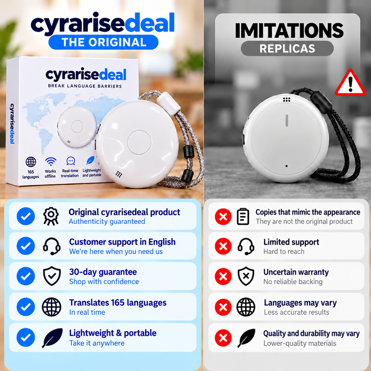 AI Pocket Language Tutor – 165-Language Smart Translator & Conversation Practice Device