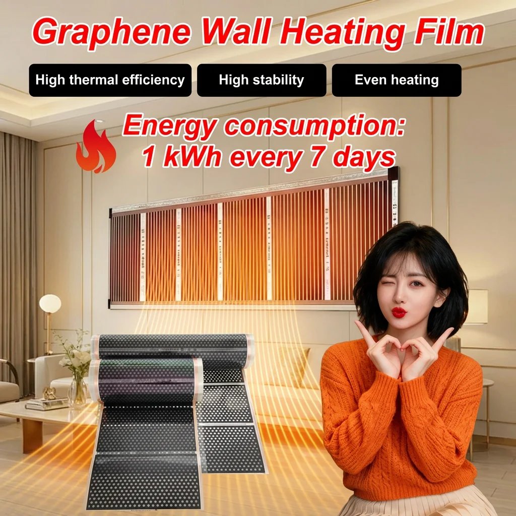 🎉3-Second Rapid Heating Honeycomb Graphene Far-Infrared Ceramic Wall Heater | Low Noise, Energy Efficient Indoor Wall Mount Space Heater