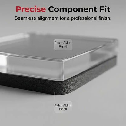 10-Pack Customizable Rectangle Acrylic Refrigerator Magnets