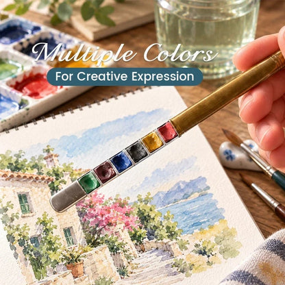🎁 Portable Paintbrush & Colors Set – A Little Gift Full of Creativity!