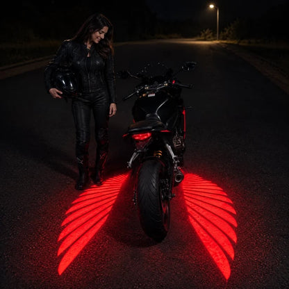 ⏰ LAST DAY 49% OFF 🏍️ Angel Wing Motorcycle LED Projector Lights (1 Pair)