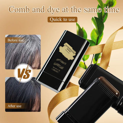 🔥Hot Sale 👍🏻Portable Hair Dye Comb for Gray Hair Coverage - Waterproof and Sweatproof