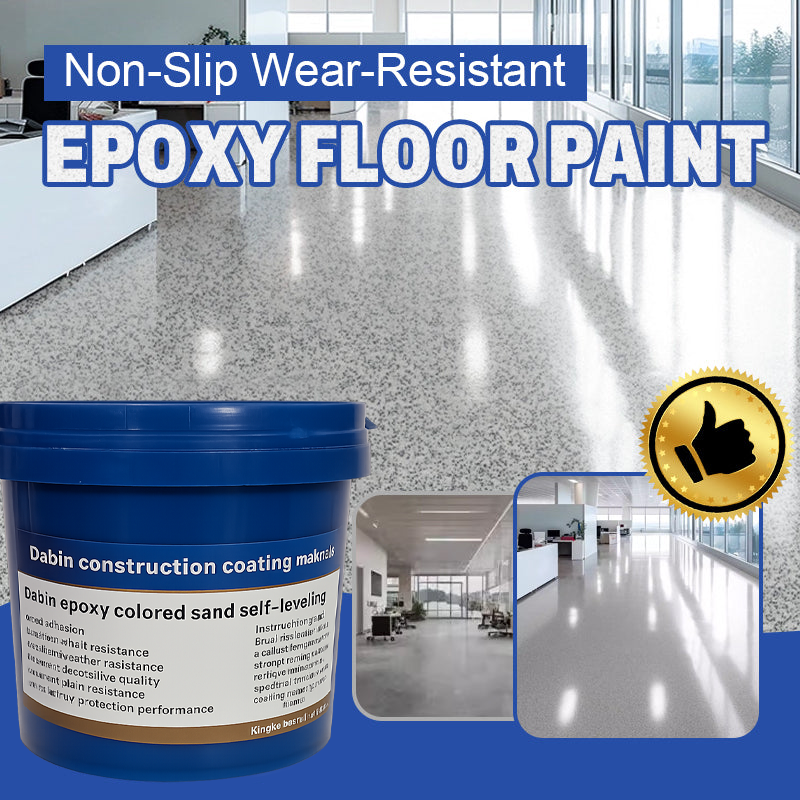✨ Self-Leveling Epoxy Floor Coating – High-Gloss Speckled Floor Finish