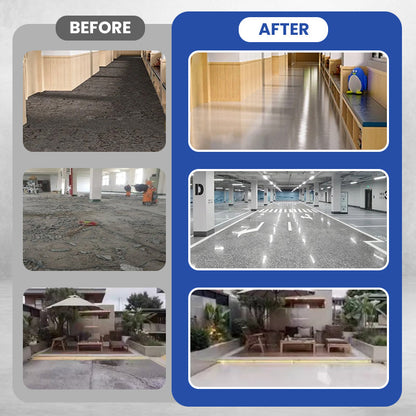 ✨ Self-Leveling Epoxy Floor Coating – High-Gloss Speckled Floor Finish