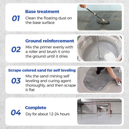 ✨ High-Gloss Self-Leveling Epoxy Floor Coating – Transform Garages, Basements, Courtyard & Workshops