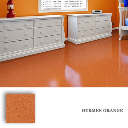 ✨ High-Gloss Marble-LookEpoxy Self-Leveling Floor Coating– Transform Garages, Basements, Courtyard & Workshops