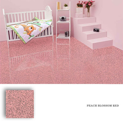 ✨ High-Gloss Marble-LookEpoxy Self-Leveling Floor Coating– Transform Garages, Basements, Courtyard & Workshops