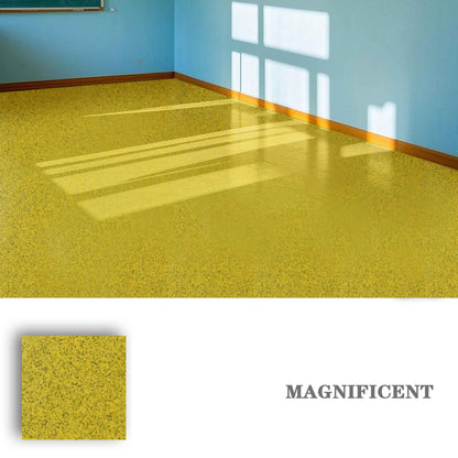 ✨ High-Gloss Marble-LookEpoxy Self-Leveling Floor Coating– Transform Garages, Basements, Courtyard & Workshops