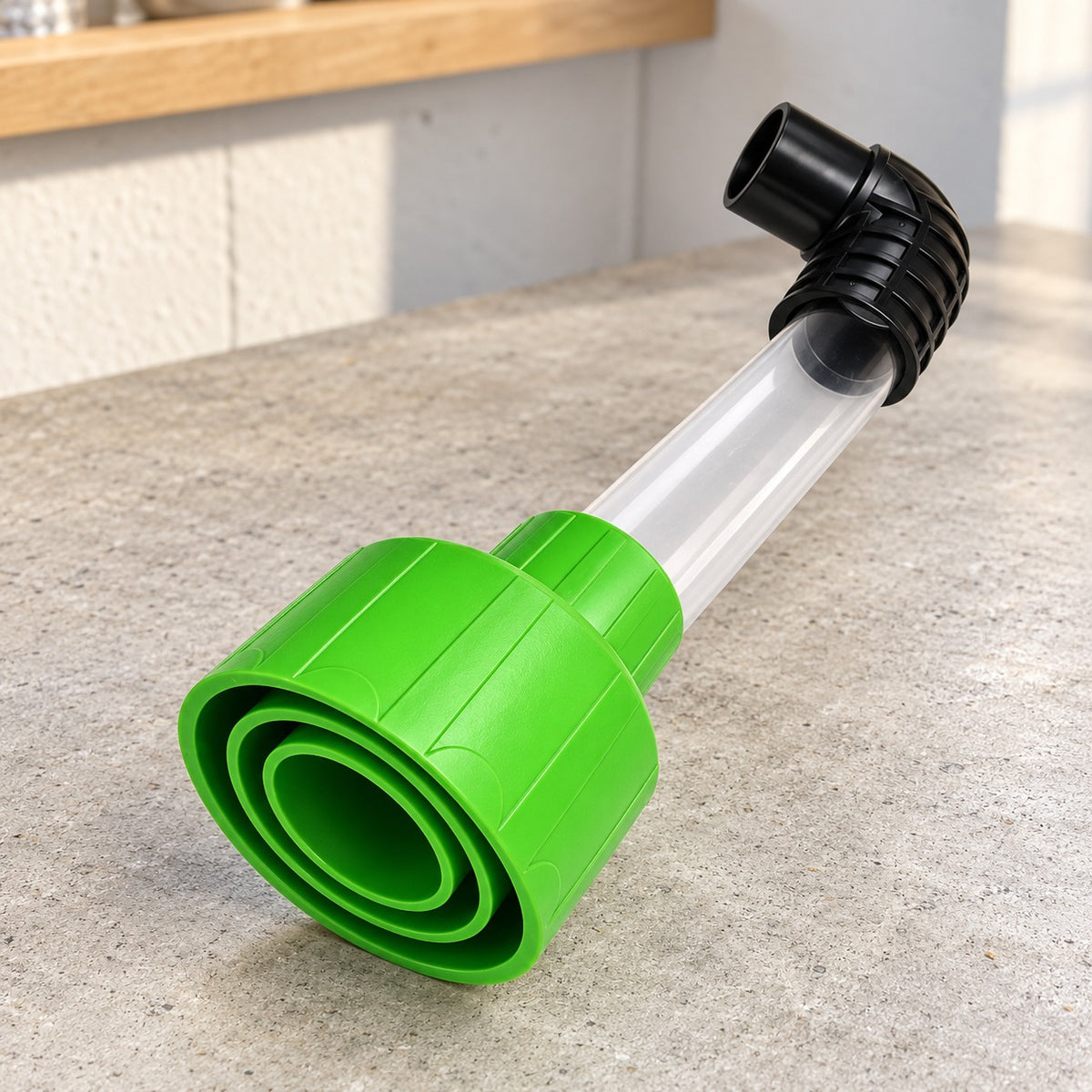 AC Drain Line Vacuum Adapter with Clear Tube
