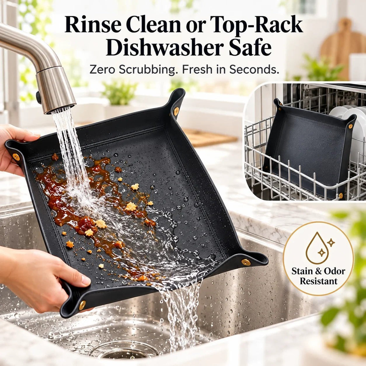🔥HOT SALE 50% OFF - 🧀 Snap-Corner Non-Stick Silicone Baking Mat