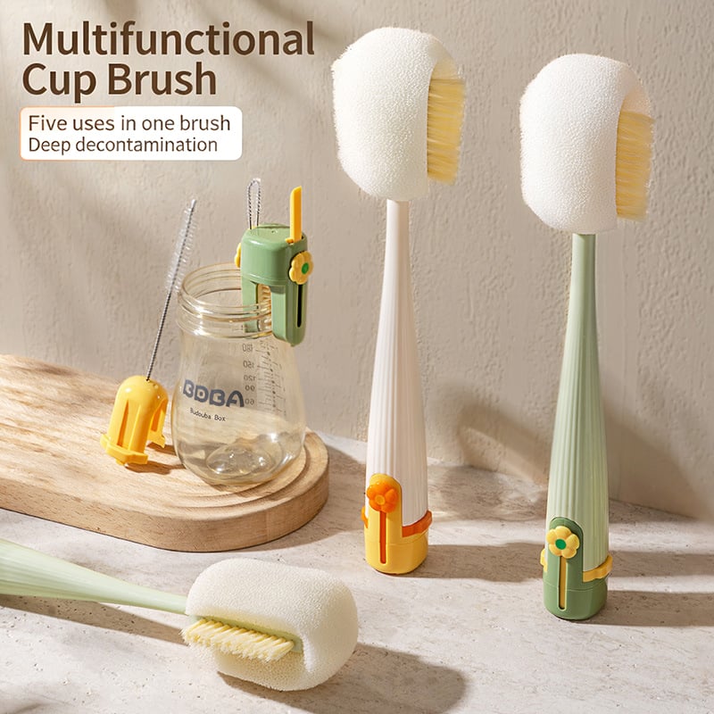 BUY 1 GET 1 FREE🧹5‑in‑1 Water Bottle Cleaner Brush✨