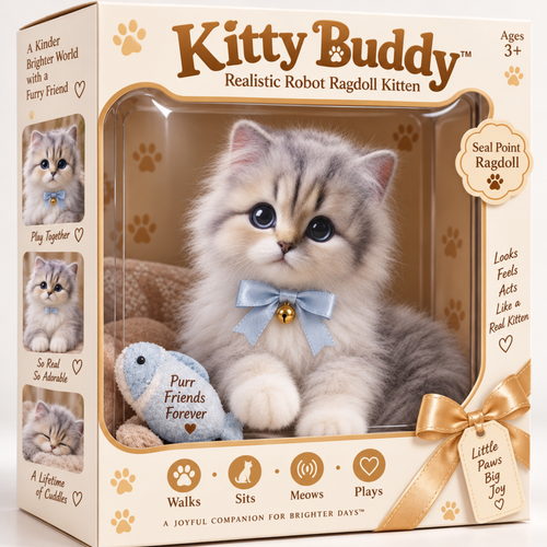 🐕🐾 Golden Buddy™ Realistic Robot Golden Retriever Puppy
