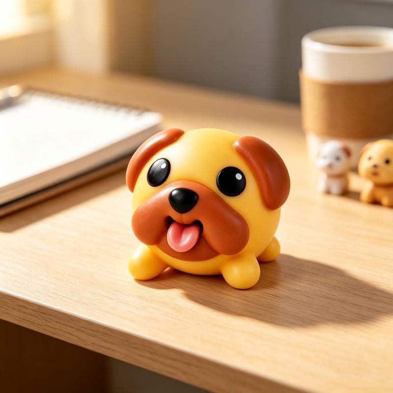 🐶 Funny Tongue-Popping Pug Toy – Squeeze & Smile Mini Fidget Gift